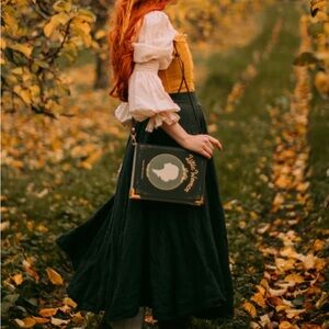 Well Read Little Women Green Book Handbag Crossbody Purse